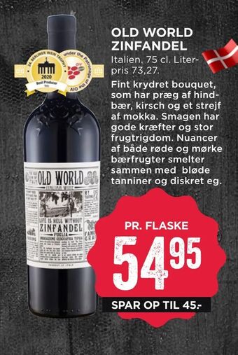 Old world zinfandel