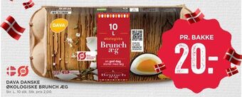 MENY Dava danske økologiske brunch æg tilbud