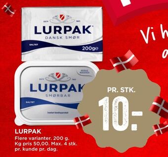 MENY Lurpak tilbud