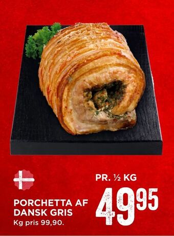 MENY Porchetta af dansk gris tilbud