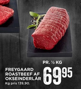 MENY Freygaard roastbeef af okseinderlår tilbud