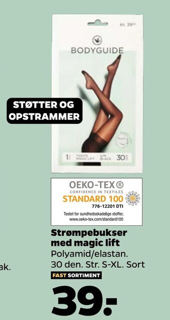 Netto Strømpebukser med Magic Lift s-XL tilbud