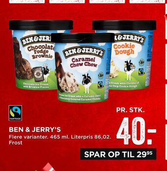 MENY Ben & jerry's tilbud