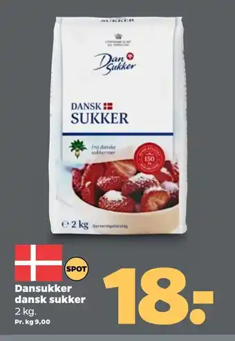 Dansukker Dansk Sukker 2 kg