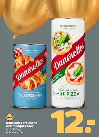 Danerolles Croissant Eller Minipizzadej 240-330 g