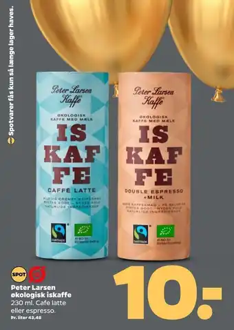 Netto Peter Larsen Økologisk Iskaffe 230ml tilbud