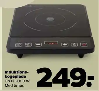 Netto Induktionskogeplade 2000W tilbud