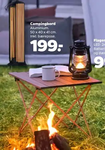 Campingbord 50 x 40 x 41 cm