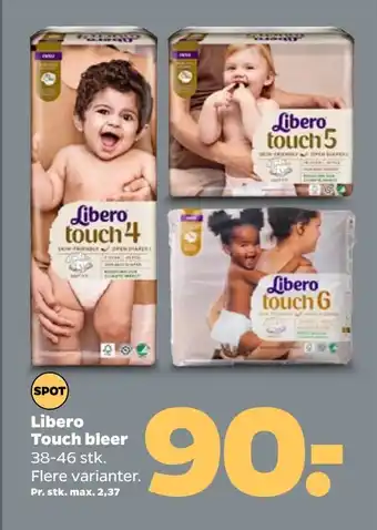 Netto Libero Touch Bleer 38-46 stk. tilbud