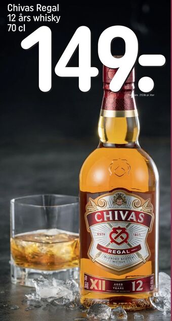 REMA 1000 Chivas Regal 12 års whisky tilbud