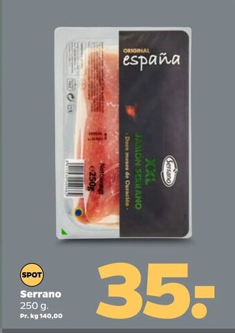 Netto Serrano 250 g tilbud