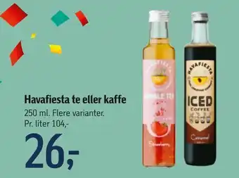 Føtex Havafiesta te eller kaffe tilbud