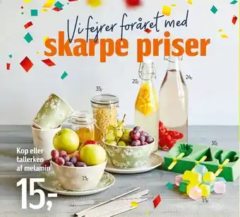 Kop eller tallerken af melamin
