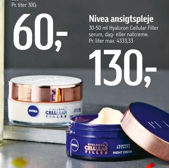 Føtex Nivea ansigtspleje tilbud
