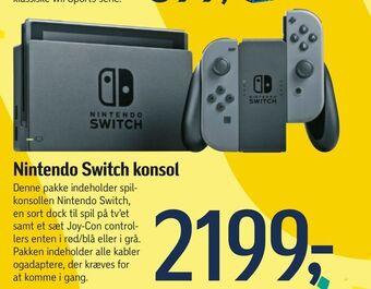 Føtex Nintendo Switch konsol tilbud