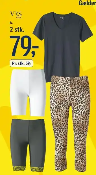 Føtex Leggings, shorts eller toppe tilbud