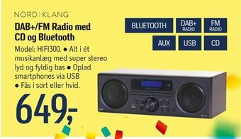 Føtex DAB+/FM Radio med CD og Bluetooth tilbud