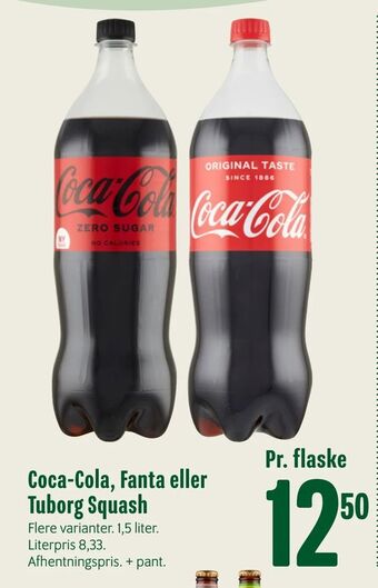Min Købmand Coca-Cola, Fanta eller Tuborg Squash tilbud