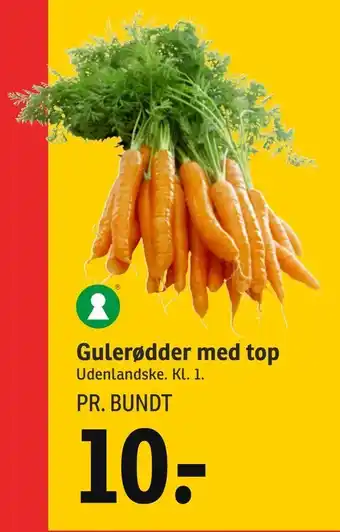 SPAR Gulerødder med top tilbud