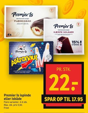 SPAR Premier Is ispinde eller isbåde tilbud