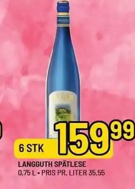 Priss Langguth Spätlese - 6 stk. tilbud