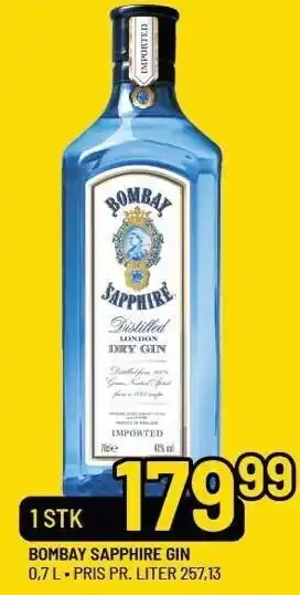 Priss Bombay Sapphire gin tilbud