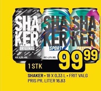Priss Shaker tilbud