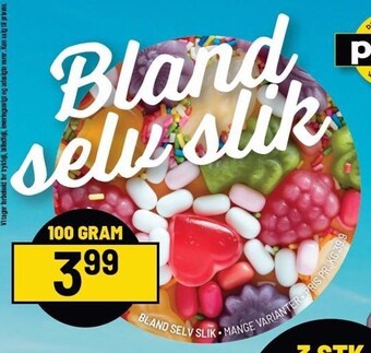 BLAND SELV SLIK