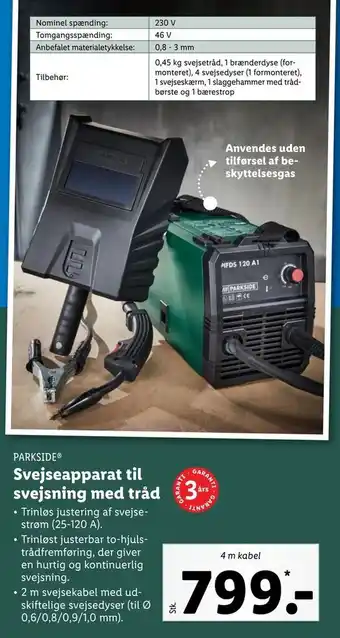 Lidl Svejseapparat til svejsning med tråd tilbud