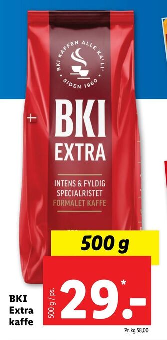 Lidl Bki Extra kaffe tilbud