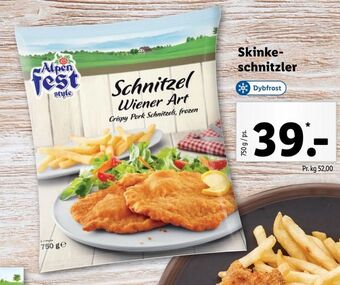 Lidl Skinkeschnitzler tilbud