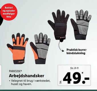 Lidl Arbejdshandsker tilbud