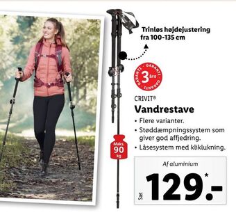 Lidl Vandrestave tilbud