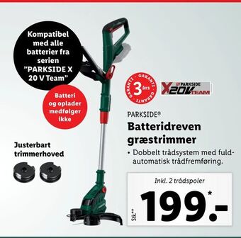 Lidl Batteridreven græstrimmer tilbud