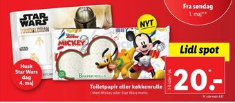 Lidl Toiletpapir eller køkkenrulle tilbud