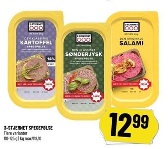 Løvbjerg 3-Stjernet spegepølse tilbud