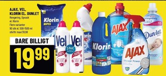 Løvbjerg Ajax, Vel, Klorin el. Dunlet tilbud