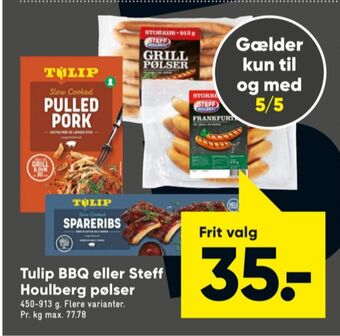Bilka Tulip spareribs tilbud
