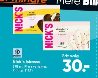 Bilka Nick's is ispinde tilbud