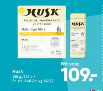 Bilka Husk kosttilskud tilbud