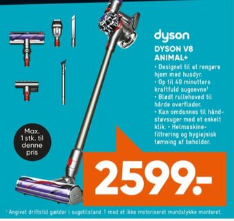 Bilka Dyson støvsuger tilbud