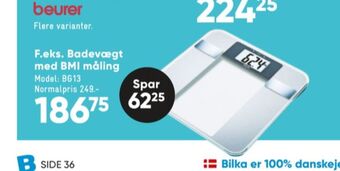 Bilka Beurer personvægt tilbud