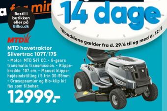 Mtd havetraktor
