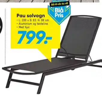 Bilka Outsider solvogn tilbud