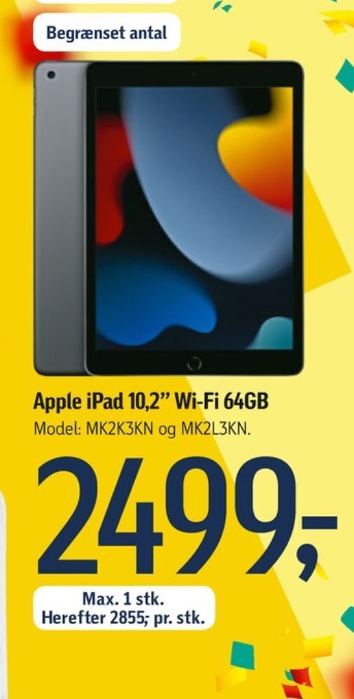 Apple tablet tilbud hos Føtex