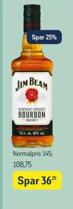 Føtex Jim beam whisky tilbud