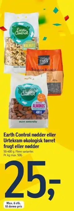 Earth control valnødder