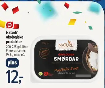 Føtex Naturli' smørbar økologisk tilbud