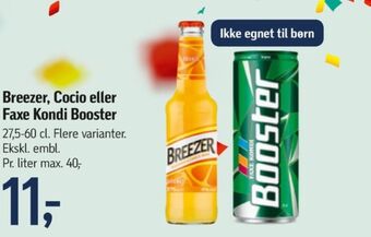 Føtex Bacardi breezer rtd-cider tilbud