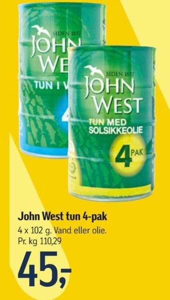 Føtex John west tun tilbud